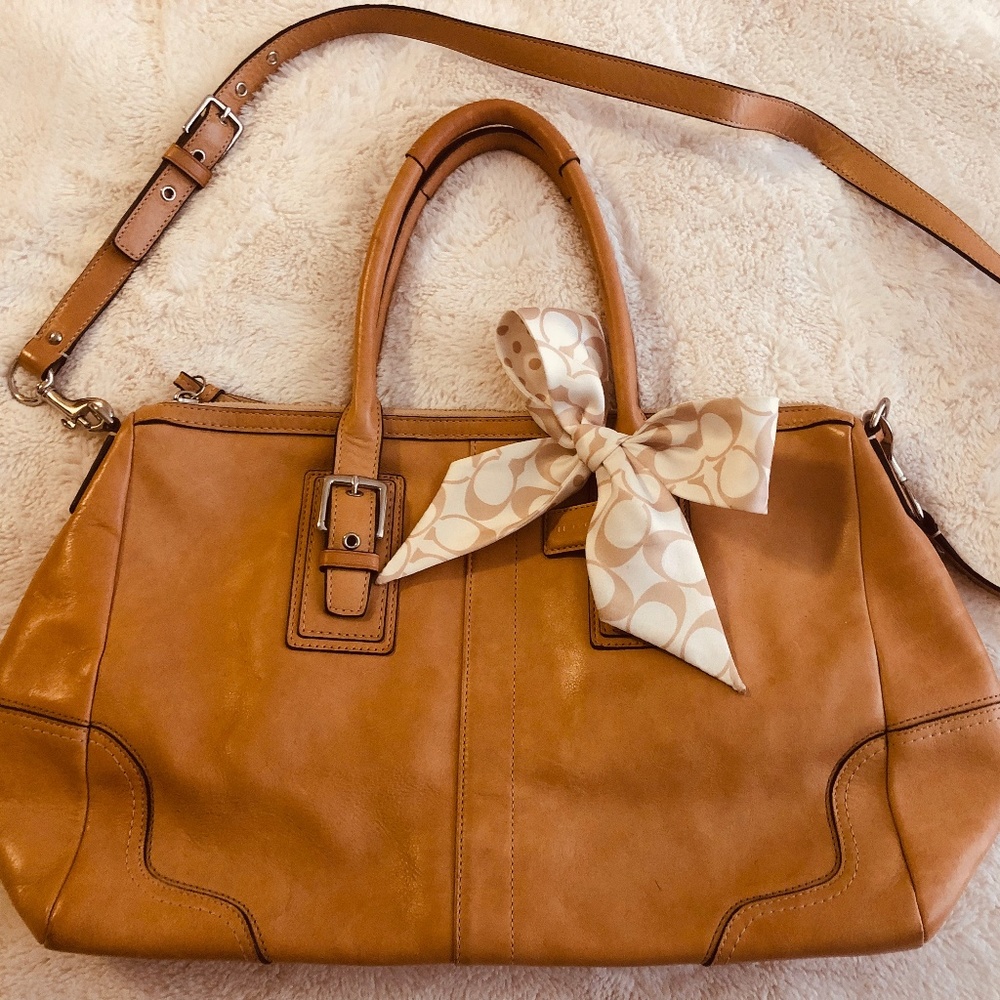 Coach Leather Handbag - Picture 3 of 8